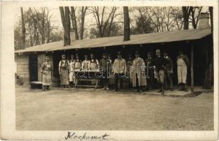 1915 Kecskemét, K.u.K. katonák csoportja. photo (EK)