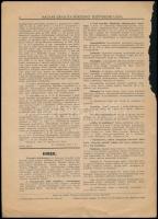 1941 A Magyar Izraelita Hitközség Tisztviselők Lapja, zsidó lap III. évfolyamának 6. száma, szakadás...