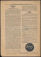 1941 A Magyar Izraelita Hitközség Tisztviselők Lapja, zsidó lap III. évfolyamának 8. száma, szakadás...