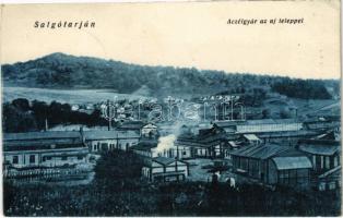 1925 Salgótarján, acélgyár az új teleppel. Ujlaki Ignác kiadása (EK)