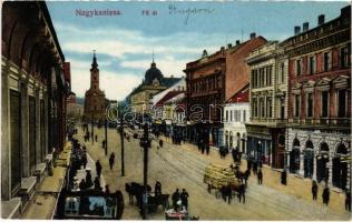 1915 Nagykanizsa, Fő út, Miltényi Sándor, Weiss és Ledofski üzlete. Erdős Lajos kiadása