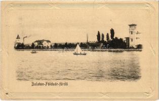 1911 Balatonföldvár, fürdő (kis szakadás / small tear)