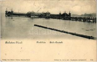 1901 Balatonfüred, Fürdőház. Grüner Simon kiadása