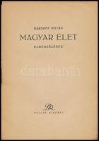 Bársony István: Magyar élet. Elbeszélések. Bp., [1920], Pallas, 187+(1) p. Kiadói papírkötés, sérült...