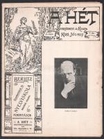 1910 A Hét politikai és irodalmi szemle XXI. évfolyamának 46/1079. száma