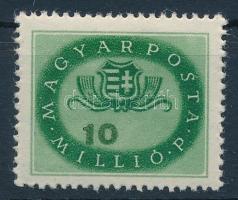1946 Milliós 10 millió pengő eltolódott értékszámmal