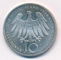 Németország 1998G 10M Ag "Hildegard von Bingen" T:1-
Germany 1998G 10 Mark Ag "Hilde...