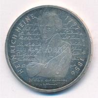 Németország 1997D 10M Ag "Heinrich Heine" T:1-,2 patina, ph Germany 1997D 10 Mark Ag "Heinrich Heine" C:AU,XF patina, edge error Krause KM#190