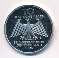 Németország 1995D 10M Ag "150 éve született Wilhelm Conrad Röntgen - 100 éves a Röntgen-sugár&q...