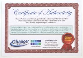 Edward Paul 'Teddy' Sheringham (1966- ) angol labdarúgó, a Manchester United volt játékosá...