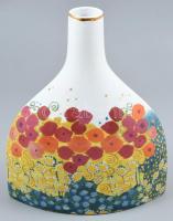 Goebel macskás dekorral díszített porcelán váza. Levonóképes, Rosina Wachtmeister dekorja, jelzett, ...