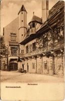 1909 Nagyszeben, Hermannstadt, Sibiu; Rathaushof / Városháza udvara / courtyard of the town hall (EK)