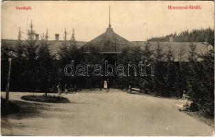 1909 Homoródfürdő, Baile Homorod; Vendéglő. Erdélyi Simon kiadása / restaurant, inn (EK)