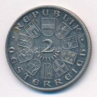 Ausztria 1928. 2Sch Ag "100 éve halt meg Schubert" T:2 patina Austria 1928. 2 Schilling Ag...