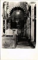 Cairo, Caire; Régi zsinagóga, belső / Old Cairo synagogue, interior. photo (non PC)