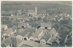 1912 Nagyszentmihály, Németszentmihály, Grosspetersdorf; látkép / general view