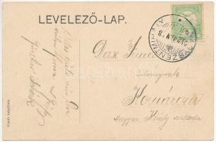 1912 Nagyszentmihály, Németszentmihály, Grosspetersdorf; látkép / general view