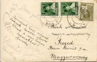 1930 Menyháza, Monyásza, Moneasa; horgászó férfi / fishing man. photo (EK)