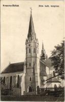 1916 Krasznabéltek, Krasznabéltelek, Kraszna-Béltek, Beltiug; Római katolikus templom / Catholic church (EB)