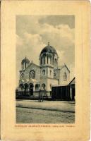 1913 Szamosújvár, Gherla; Görögkatolikus templom. W.L. Bp. 1878. / Greek Catholic church (EK)