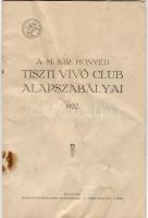 Magyarország 1932 M.Kir. Honvéd Tiszti Vívó Klub alapszabályai