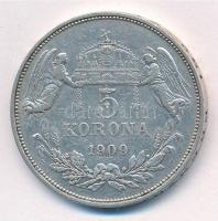 1909KB 5K Ag "Ferenc József" T:2- ph. Adamo K7