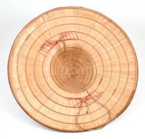 Tradicionális vietnámi bambusz kúp kalap, d: 49,5 cm