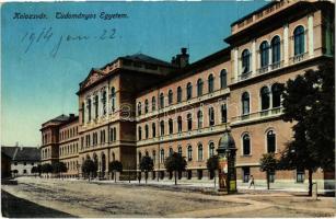 1914 Kolozsvár, Cluj; Tudományos Egyetem. Keszey Albert kiadása / university (EK)