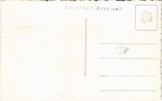 Kolozsvár, Cluj; Kristály kávéház, belső pincérekkel / café, interior with waiters. Fotofilm Kolozsv...