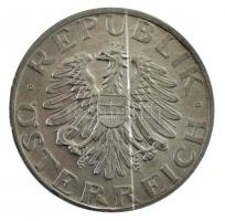 Ausztria 1947. 2Sch Al T:1- apró felületi karc, patina Austria 1947. 2 Schilling Al C:AU tiny surfac...