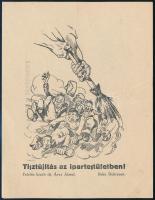 cca 1940 Vége a játéknak! - antiszemita röplap