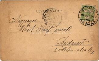 1906 Budapest I. Krisztinaváros, Fővárosi nyári színház (Budai színkör) reklámja. Smolen Tóni (Kovác...