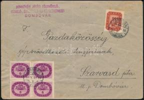 1946 (17. díjszabás) Levél 120 millió P bérmentesítéssel / Cover with 120 million P franking