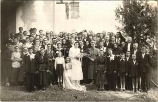 1953 Madaras, Bácsmadaras; Hartyányi esküvő. photo (non PC) (EK)