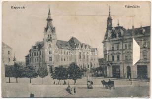 1917 Kaposvár, Városháza. hiányos leporellólap (b)