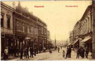 1907 Kaposvár, Korona utca, Antiquarium, Szabó Lipót üzlete és saját kiadása. W.L. (?) 528. (EK)