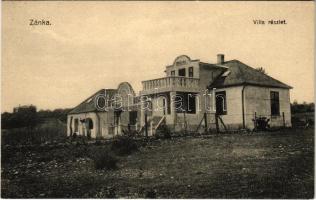 1932 Zánka, Villa részlet, Várlak. Hajba István kiadása