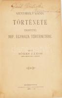 Sőrés János: Szent-Mihály (Bűdszentmihály) község története tekintettel ref. egyháza történetére. Debrecen, 1887, Városi Könyvnyomda. Újrakötött félvászon kötés, tulajdonosi bejegyzéssel, belül a gerincnél kissé elvált, kopottas állapotban.