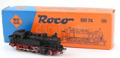 Roco H0 43271 cikkszámú vasútmodell, DB BR 74 gőzmozdony, újszerű állapotban, eredeti dobozában / Roco H0 No. 43271 model railway, DB BR 74 steam locomotive, in good condition, in original box
