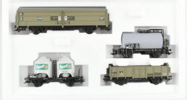 Märklin H0 47898 cikkszámú vasútmodell, Henkel teherkocsi szett, újszerű állapotban, eredeti dobozában / Märklin H0 No. 47898 model railway, Henkel freight carriage set, in good condition, in original box