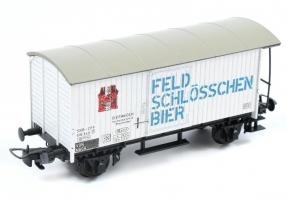 Liliput H0 249 52 cikkszámú vasútmodell, Löwenbräu hűtőkocsi, jó állapotban, eredeti dobozában / Liliput H0 No. 249 52 model railway, Löwenbräu refrigerator wagon, in good condition, in original box