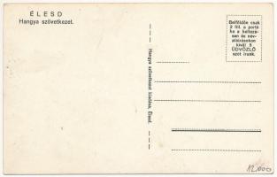 Élesd, Alesd; Hangya szövetkezet üzlete és saját kiadása / cooperative shop