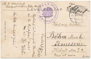 1917 Érmihályfalva, Valea lui Mihai; utca, üzletek / street view, shops + "K.u.K. Infektionskra...