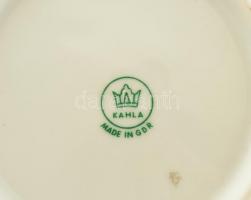 Kahla hat személyes porcelán étkészlet, antik jelenetekkel, irizáló réteggel díszítve. Összesen 26 d...