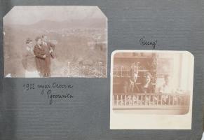 1922-1933 Orsován, Keszthelyen, Herkulesfürdőn és Lágymányoson készült családi képek, karácsonyi fot...