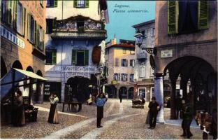 Lugano, Piazza commercio, Manufatture & Sartoria / square, pharmacy, shops