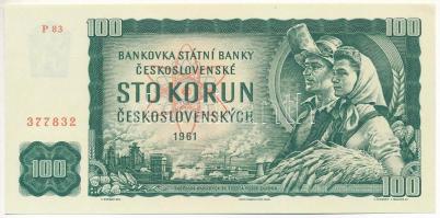Csehszlovákia 1961. 100K T:I- Czechoslovakia 1961. 100 Korun C:AU