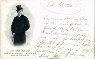 1902 Otto Drescher jun. Dirigent der Concerte C. W. Drescher im Hotel Continental