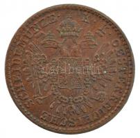 Ausztria 1851A 1/2kr Cu T:1- kis ph. Austria 1851A 1/2 Kreuzer Cu C:AU small edge error Krause KM#21...