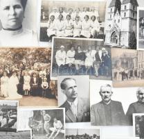 Vegyes fotó tétel, városképek, családi képek, csoportképek, stb., vegyes méretben